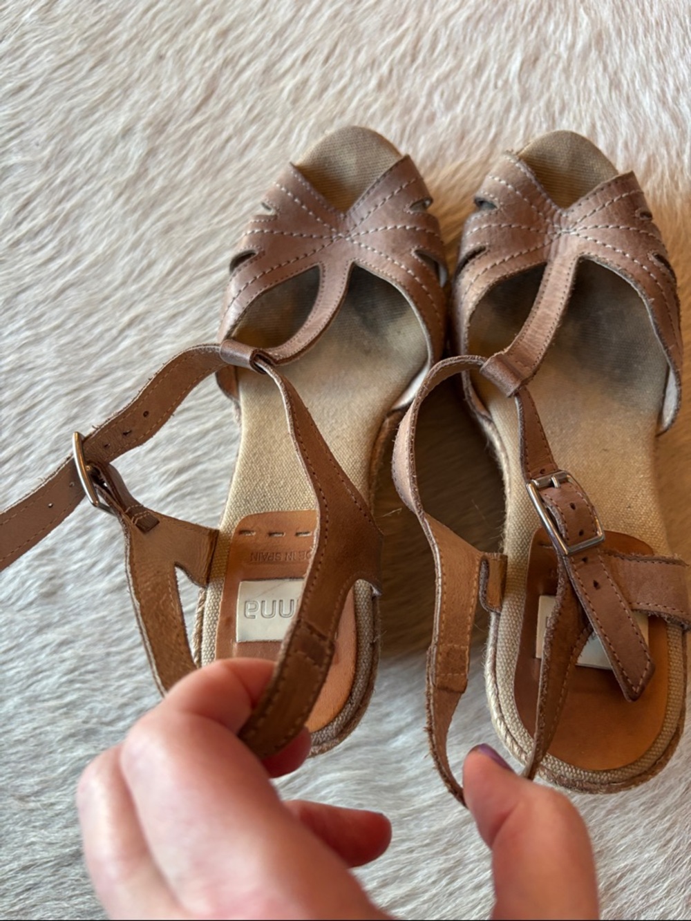 Platform espadrille sandals. - Picture 6 of 12